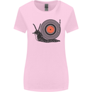 Slug Decks with Vinyl LP DJ DJing Turntable Womens Wider Cut T-Shirt Light Pink
