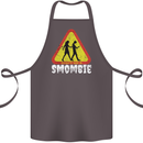 Smombie Antisocial Phone Addict Smartphone Cotton Apron 100% Organic Dark Grey