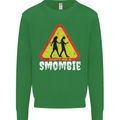 Smombie Antisocial Phone Addict Smartphone Kids Sweatshirt Jumper Irish Green