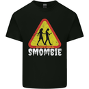 Smombie Antisocial Phone Addict Smartphone Kids T-Shirt Childrens Black