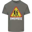 Smombie Antisocial Phone Addict Smartphone Kids T-Shirt Childrens Charcoal