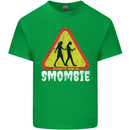 Smombie Antisocial Phone Addict Smartphone Kids T-Shirt Childrens Irish Green
