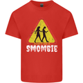 Smombie Antisocial Phone Addict Smartphone Kids T-Shirt Childrens Red