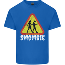 Smombie Antisocial Phone Addict Smartphone Kids T-Shirt Childrens Royal Blue