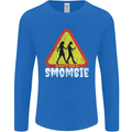 Smombie Antisocial Phone Addict Smartphone Mens Long Sleeve T-Shirt Royal Blue