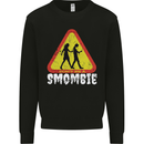 Smombie Antisocial Phone Addict Smartphone Mens Sweatshirt Jumper Black