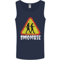 Smombie Antisocial Phone Addict Smartphone Mens Vest Tank Top Navy Blue