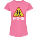 Smombie Antisocial Phone Addict Smartphone Womens Petite Cut T-Shirt Azalea