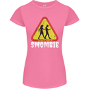 Smombie Antisocial Phone Addict Smartphone Womens Petite Cut T-Shirt Azalea