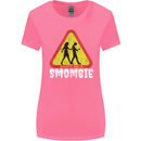 Smombie Antisocial Phone Addict Smartphone Womens Wider Cut T-Shirt Azalea