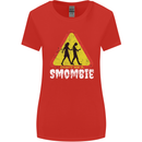 Smombie Antisocial Phone Addict Smartphone Womens Wider Cut T-Shirt Red