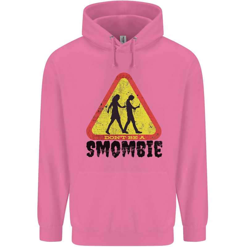 Smombie Antisocial Phone Smartphone Addict Childrens Kids Hoodie Azalea