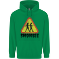Smombie Antisocial Phone Smartphone Addict Childrens Kids Hoodie Irish Green
