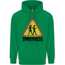 Smombie Antisocial Phone Smartphone Addict Childrens Kids Hoodie Irish Green