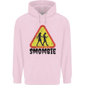 Smombie Antisocial Phone Smartphone Addict Childrens Kids Hoodie Light Pink