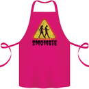 Smombie Antisocial Phone Smartphone Addict Cotton Apron 100% Organic Pink
