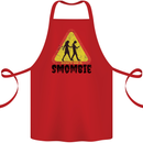 Smombie Antisocial Phone Smartphone Addict Cotton Apron 100% Organic Red