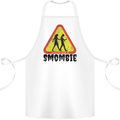 Smombie Antisocial Phone Smartphone Addict Cotton Apron 100% Organic White