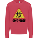 Smombie Antisocial Phone Smartphone Addict Kids Sweatshirt Jumper Heliconia