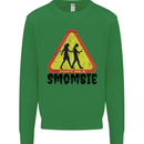 Smombie Antisocial Phone Smartphone Addict Kids Sweatshirt Jumper Irish Green