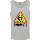 Smombie Antisocial Phone Smartphone Addict Mens Vest Tank Top Sports Grey