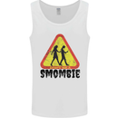 Smombie Antisocial Phone Smartphone Addict Mens Vest Tank Top White