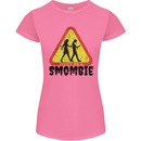 Smombie Antisocial Phone Smartphone Addict Womens Petite Cut T-Shirt Azalea