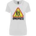 Smombie Antisocial Phone Smartphone Addict Womens Wider Cut T-Shirt White