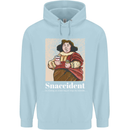 Snaccident Funny Diet  Junk FoodWeight Loss Childrens Kids Hoodie Light Blue