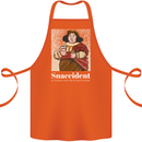 Snaccident Funny Diet  Junk FoodWeight Loss Cotton Apron 100% Organic Orange