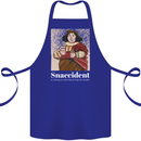 Snaccident Funny Diet  Junk FoodWeight Loss Cotton Apron 100% Organic Royal Blue