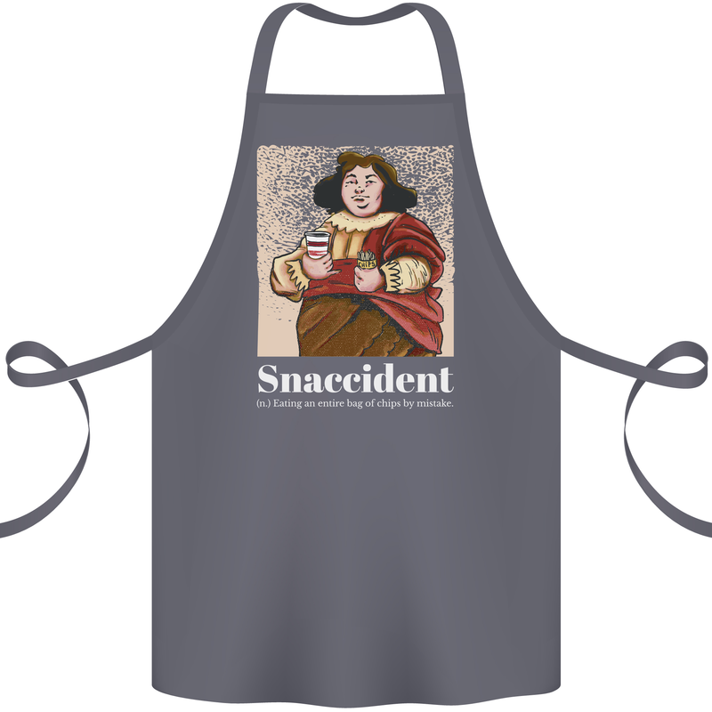 Snaccident Funny Diet  Junk FoodWeight Loss Cotton Apron 100% Organic Steel