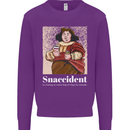 Snaccident Funny Diet  Junk FoodWeight Loss Kids Sweatshirt Jumper Purple