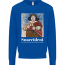 Snaccident Funny Diet  Junk FoodWeight Loss Kids Sweatshirt Jumper Royal Blue