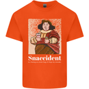 Snaccident Funny Diet  Junk FoodWeight Loss Kids T-Shirt Childrens Orange