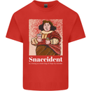 Snaccident Funny Diet  Junk FoodWeight Loss Kids T-Shirt Childrens Red
