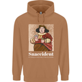 Snaccident Funny Diet  Junk FoodWeight Loss Mens 80% Cotton Hoodie Caramel Latte