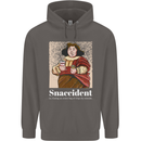 Snaccident Funny Diet  Junk FoodWeight Loss Mens 80% Cotton Hoodie Charcoal