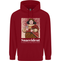 Snaccident Funny Diet  Junk FoodWeight Loss Mens 80% Cotton Hoodie Red