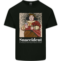 Snaccident Funny Diet  Junk FoodWeight Loss Mens Cotton T-Shirt Tee Top Black