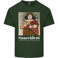 Snaccident Funny Diet  Junk FoodWeight Loss Mens Cotton T-Shirt Tee Top Forest Green