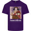 Snaccident Funny Diet  Junk FoodWeight Loss Mens Cotton T-Shirt Tee Top Purple