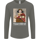 Snaccident Funny Diet  Junk FoodWeight Loss Mens Long Sleeve T-Shirt Charcoal