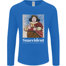 Snaccident Funny Diet  Junk FoodWeight Loss Mens Long Sleeve T-Shirt Royal Blue