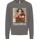 Snaccident Funny Diet  Junk FoodWeight Loss Mens Sweatshirt Jumper Charcoal