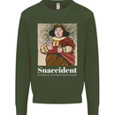 Snaccident Funny Diet  Junk FoodWeight Loss Mens Sweatshirt Jumper Forest Green