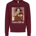 Snaccident Funny Diet  Junk FoodWeight Loss Mens Sweatshirt Jumper Maroon