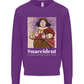Snaccident Funny Diet  Junk FoodWeight Loss Mens Sweatshirt Jumper Purple