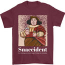 Snaccident Funny Diet  Junk FoodWeight Loss Mens T-Shirt 100% Cotton Maroon
