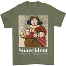 Snaccident Funny Diet  Junk FoodWeight Loss Mens T-Shirt 100% Cotton Military Green